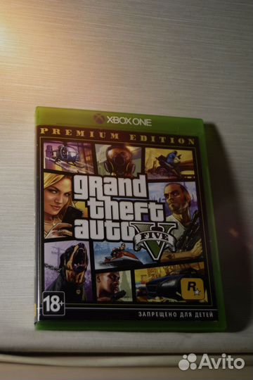 GTA 5 xbox one диск