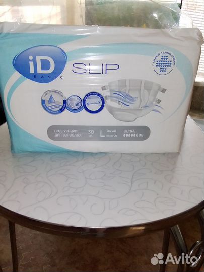 Памперсы для взрослых id slip, размер L