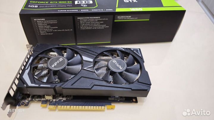 Видеокарта geforce GTX 1650 EX