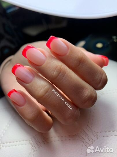 Маникюр/наращивание; педикюр (пальчики)