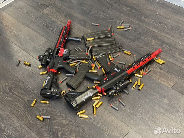 Игрушечный автомат m413 pubg nerf