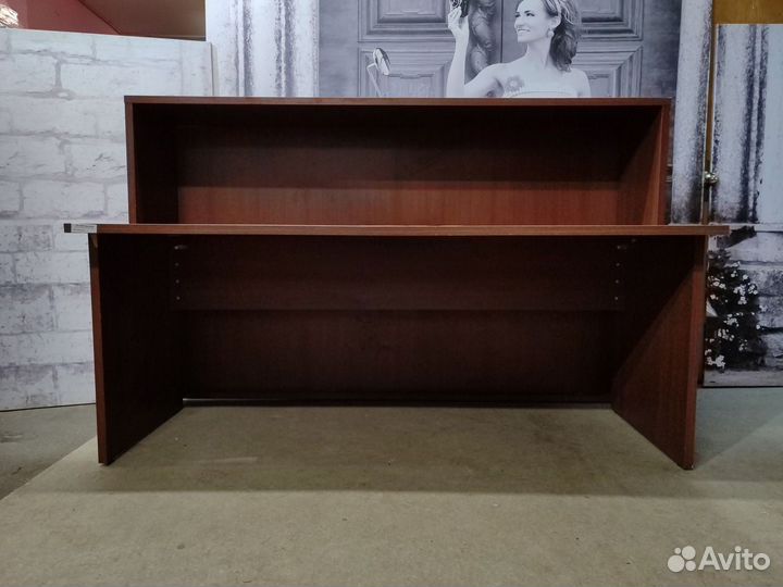 Стойка ресепшен прямая Камбио 185х80х115 бу 01-064