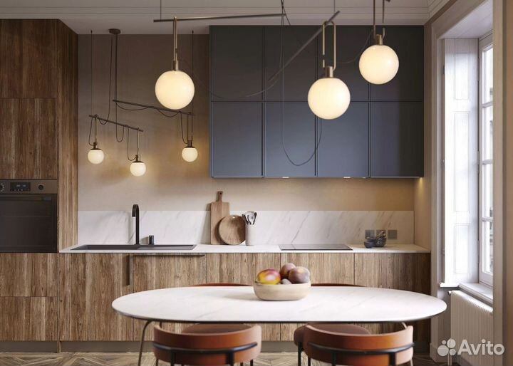 Кухня под потолок