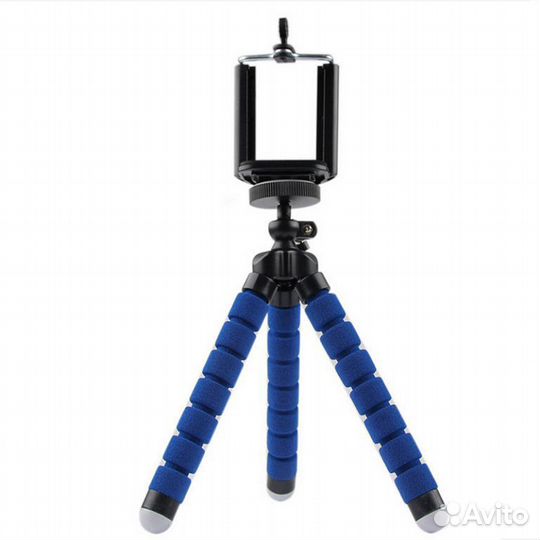 Гибкий штатив 15см с креплением для телефона