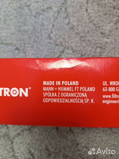 Воздушный фильтр Filtron AP 134/10