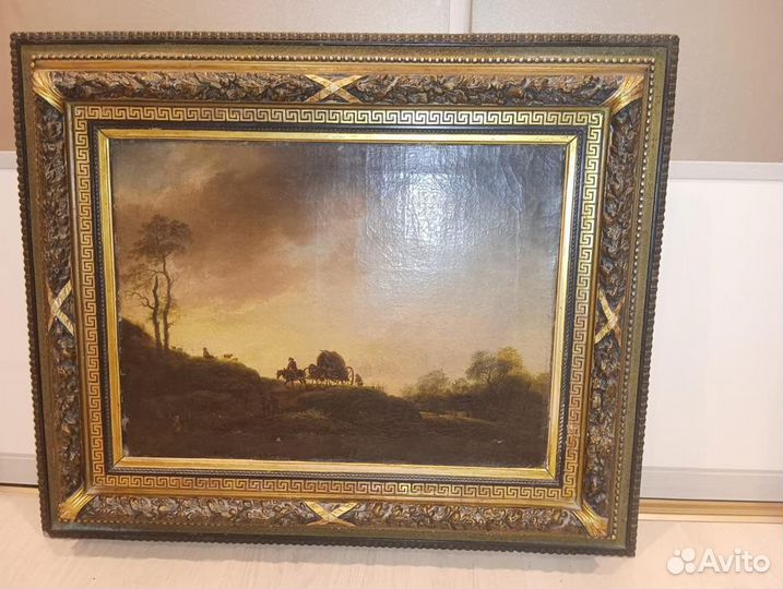 Старинная антикварная картина