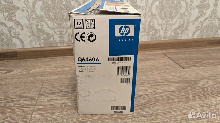 Картридж HP Color LaserJet Q6460A новый (ориг.)