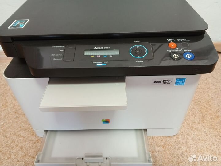 Мфу Samsung Xpress c480w цветной лазерный, прошит