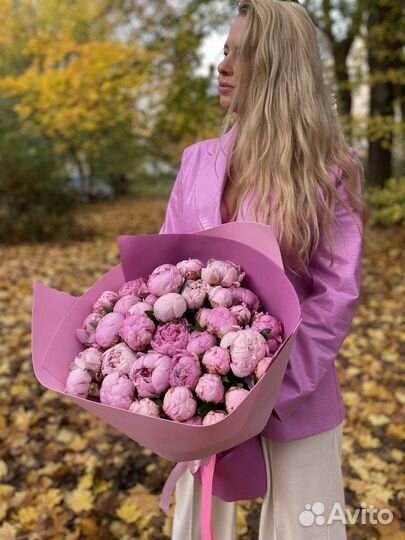 Букет пионов. Доставка. Цветы