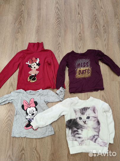 Вещи пакетом на девочку 110