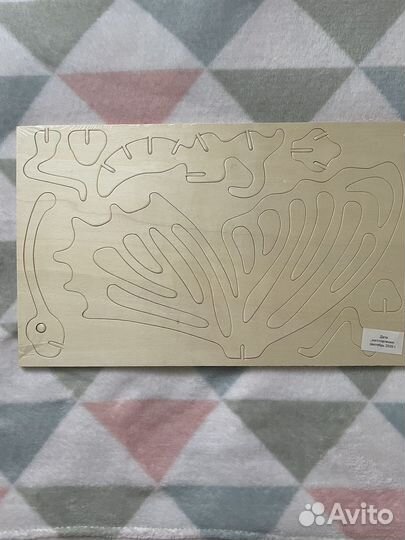 Деревянная модель. Бабочка