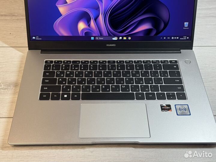 Стильный Huawei Matebook D15 R7 5700u 16/512gb