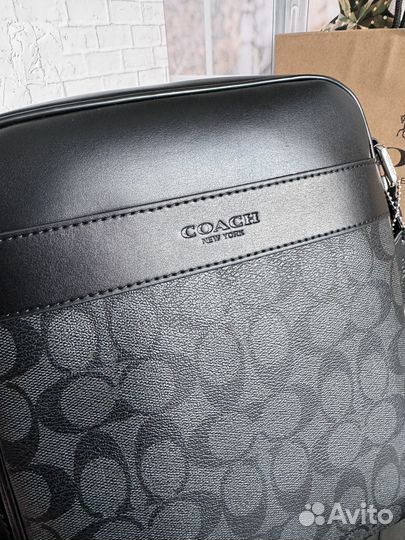 Сумка мужская Coach через плечо