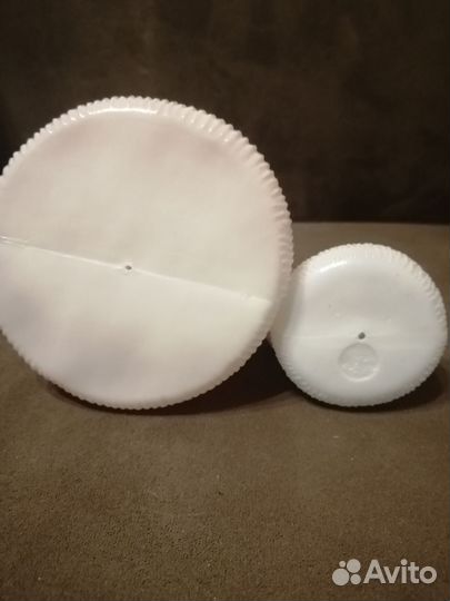 Дед мороз и снегурочка СССР пластик