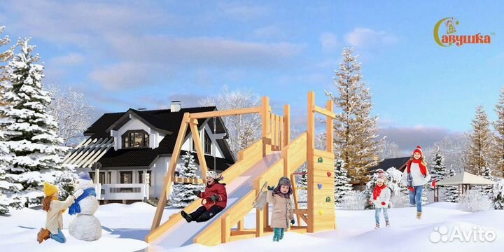 Площадка для улицы Савушка 4 сезона Мастер 6