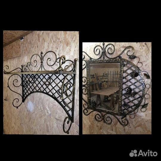 Кованная вешалка в прихожую