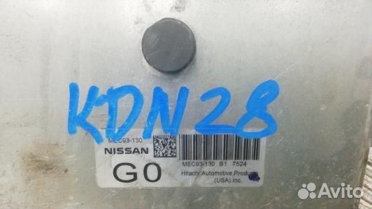Блок управления двигателем nissan tiida C11X (KDN2