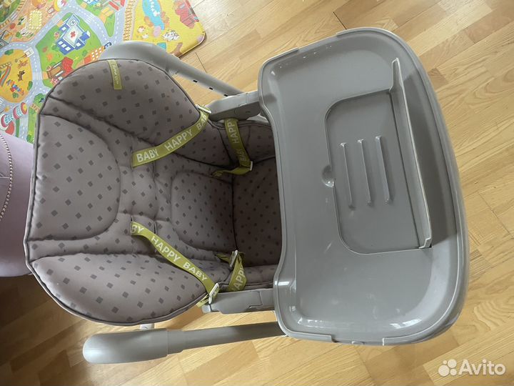 Детский стульчик для кормления happy baby