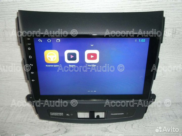 Магнитола 2DIN Citroen C-Crosser Android GPS