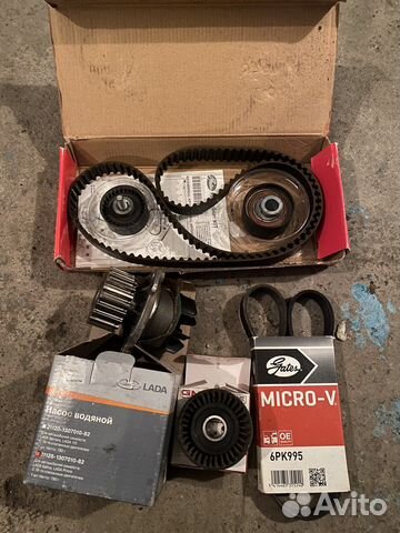 Ремень,ролики,помпа,приводной ремень ваз 16кл
