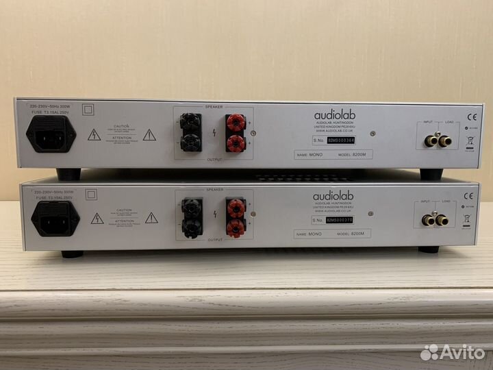 Audiolab 8200M 2 моноблoка, мощники