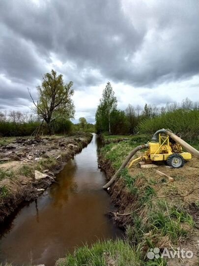 Аренда мотопомпы для откачки воды