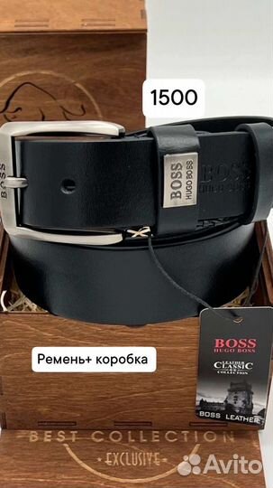 Кожаный ремень Hugo boss 0412