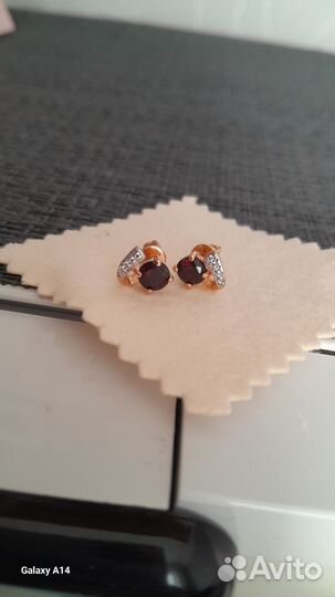 Серьги серебро