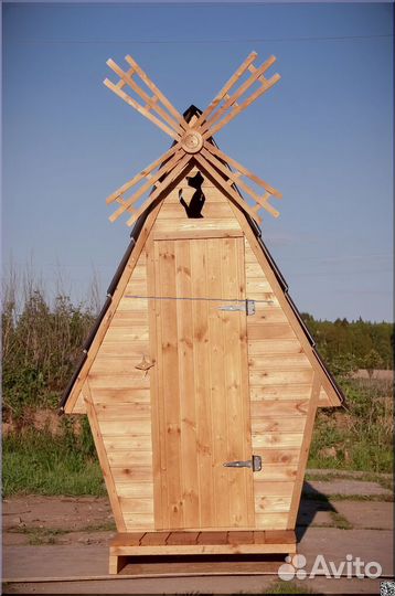 Дачный туалет деревянный JKT226