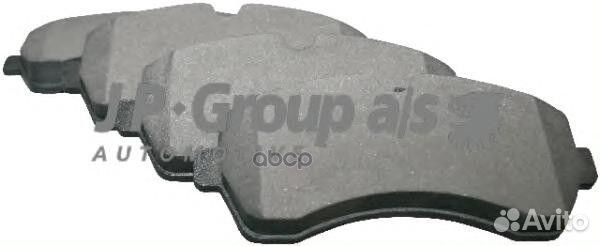 Колодки тормозные дисковые перед LCV 116360