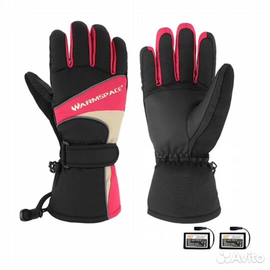 Перчатки с подогревом Warmspace с аккумуляторами