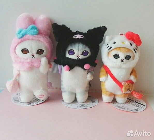 Брелки mofusand Sanrio characters