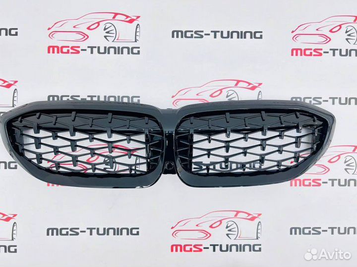 Решетка радиатора BMW 3 G20 M-Perfomance черная
