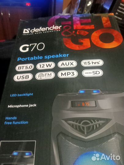 Блютуз колонка большая, новая