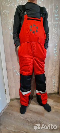 Полукомбинезон рабочий мужской утеплённый