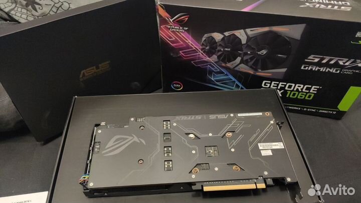 Asus GeForce GTX 1060 strix 6G