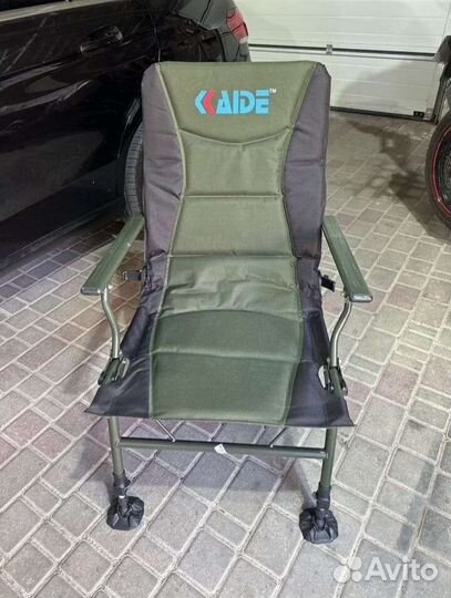 Кресло шезлонг раскладушка карповая до 180кг