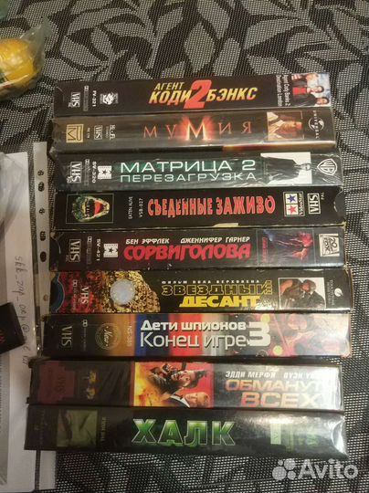 Видеокассеты vhs