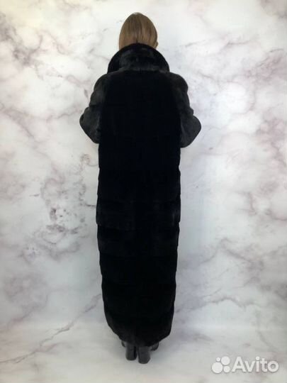 Шуба из норки в пол