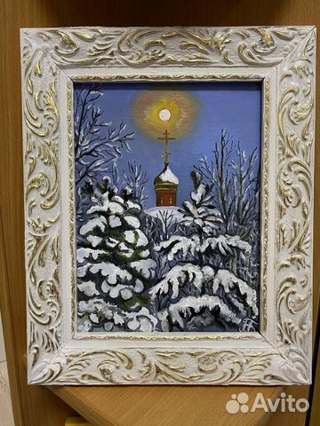 Картина маслом на холсте пейзаж