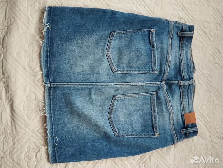 Джинсовая юбка zara
