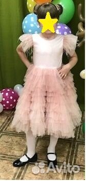 Нарядное платье для девочки 116-122 Pure Soul