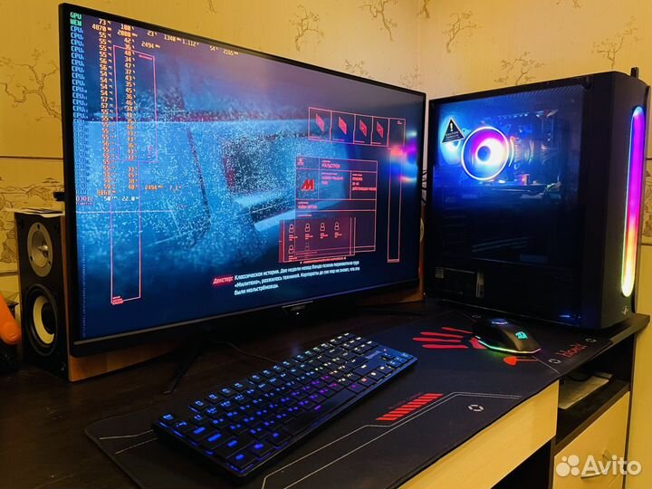 Игровой пк Intel(3.8mhz) -RX 580 8Gb-16Gb ddr4