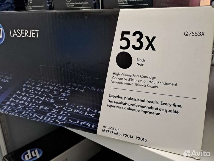 Картридж hp Q7553XC