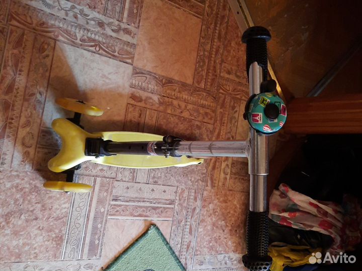 Самокат детский трехколесный со светящ. колесами