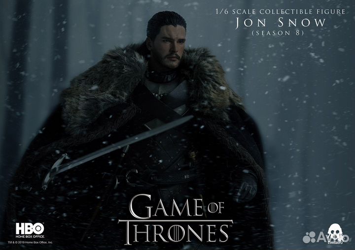 Threezero Jon Snow Джон Сноу Game of Thrones