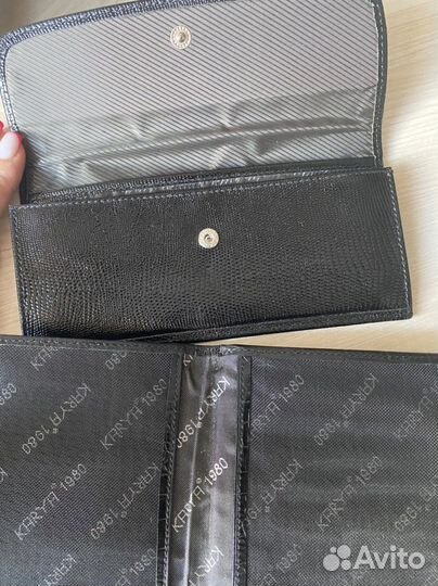 Портмоне и кошелек (кожа)