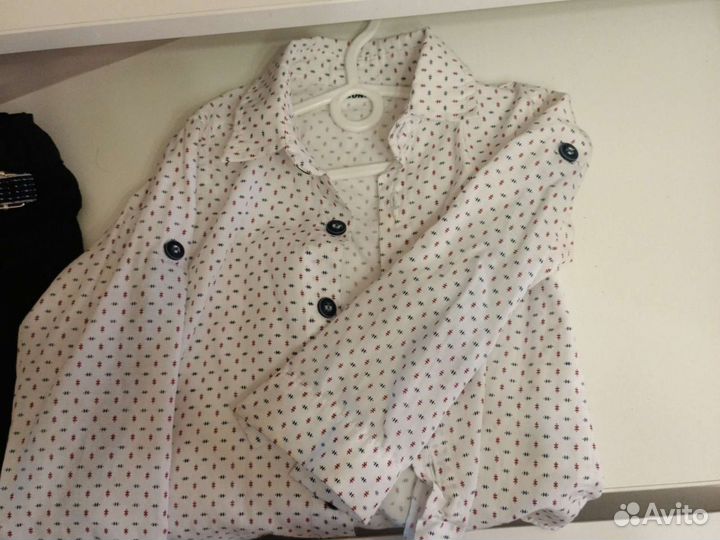 Рубашка брюки подтяжки бабочка