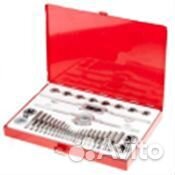 Набор метчиков и плашек М3-М16 36 предметов в плас