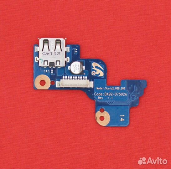 Плата включения+USB для ноутбука Samsung RV415 RV5